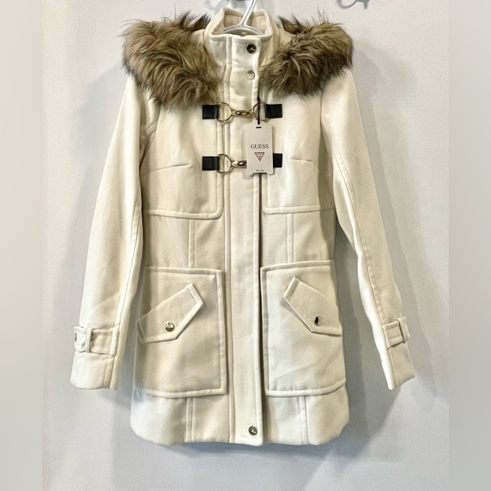 NEW Guess Anastaja Toggle Duffle Coat (size XS)